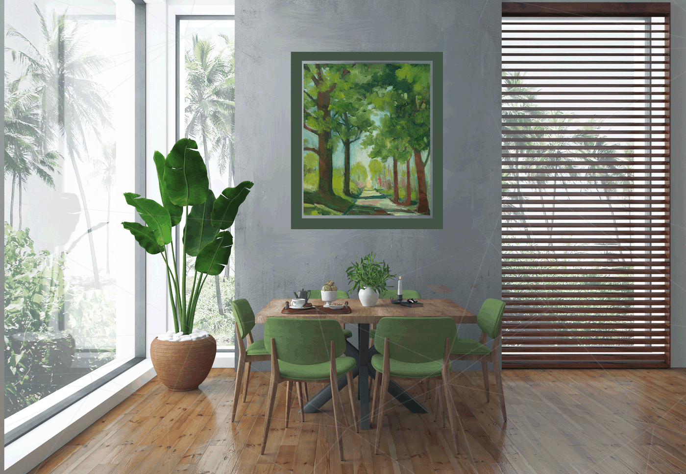 TREE FRAMED